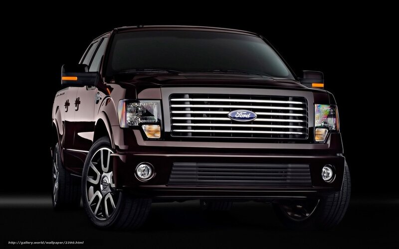 Dark Ford F-150 truck