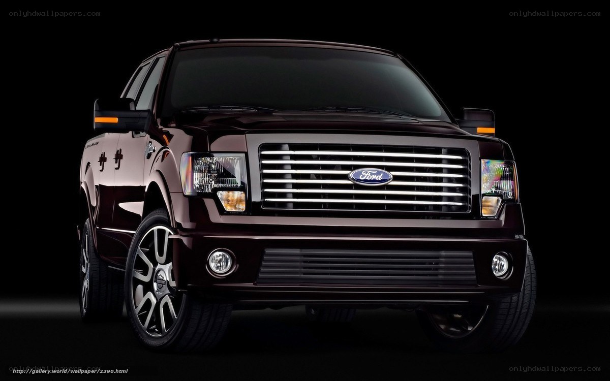 Dark Ford F-150 truck