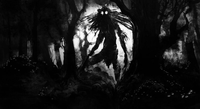 Dark forest creature