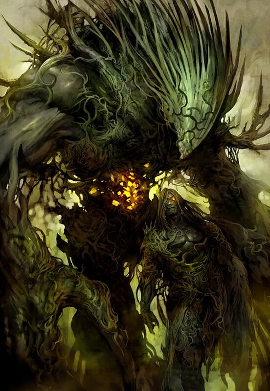 Dark forest demon