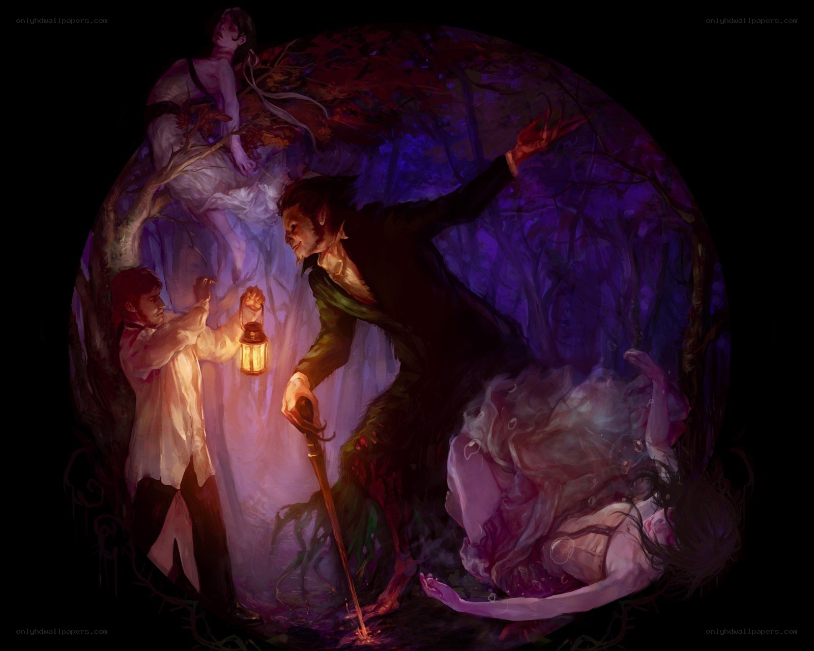 Dark forest encounter