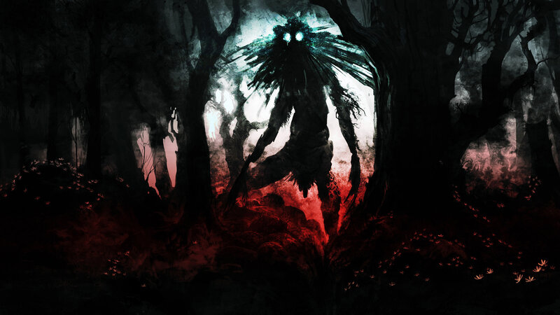 Dark forest monster