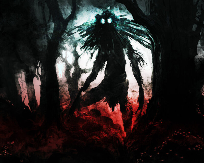Dark forest monster