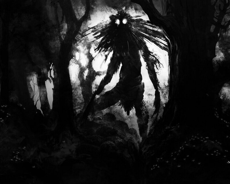 Dark forest monster