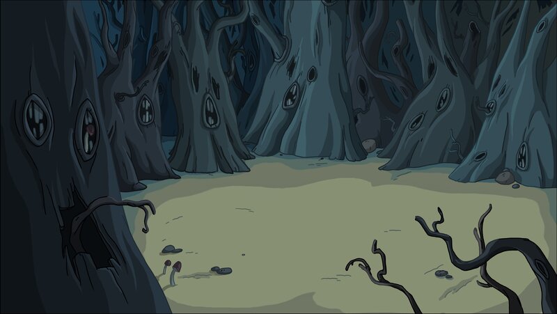 Dark Forest with Sentient Trees — Gray
