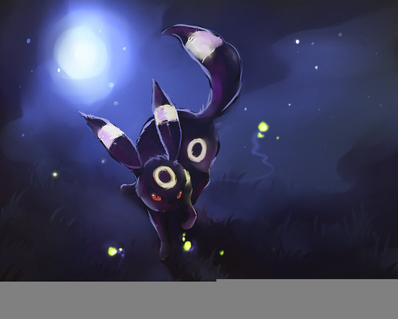 Dark Fox-like Creature — Purple