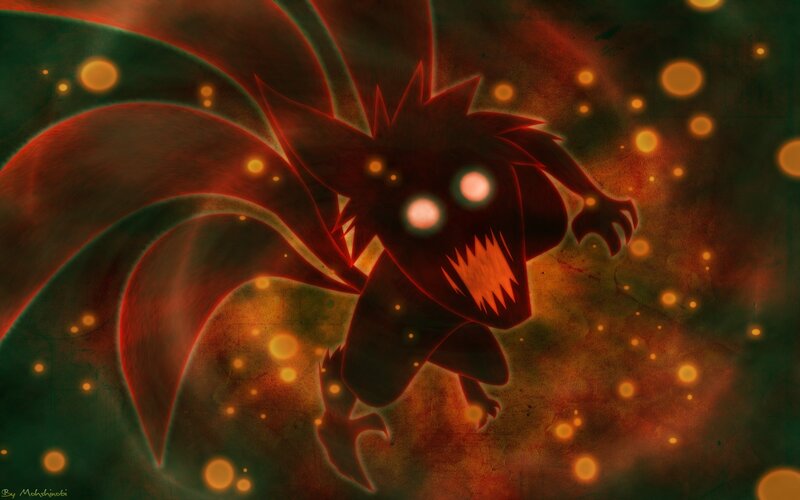 Dark Fox-like Creature — Red