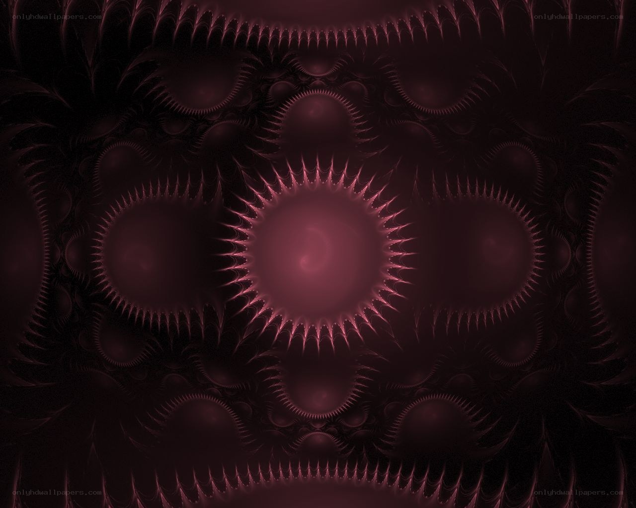 dark fractal pattern