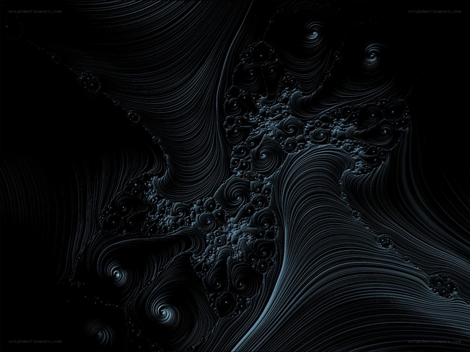 dark fractal swirls