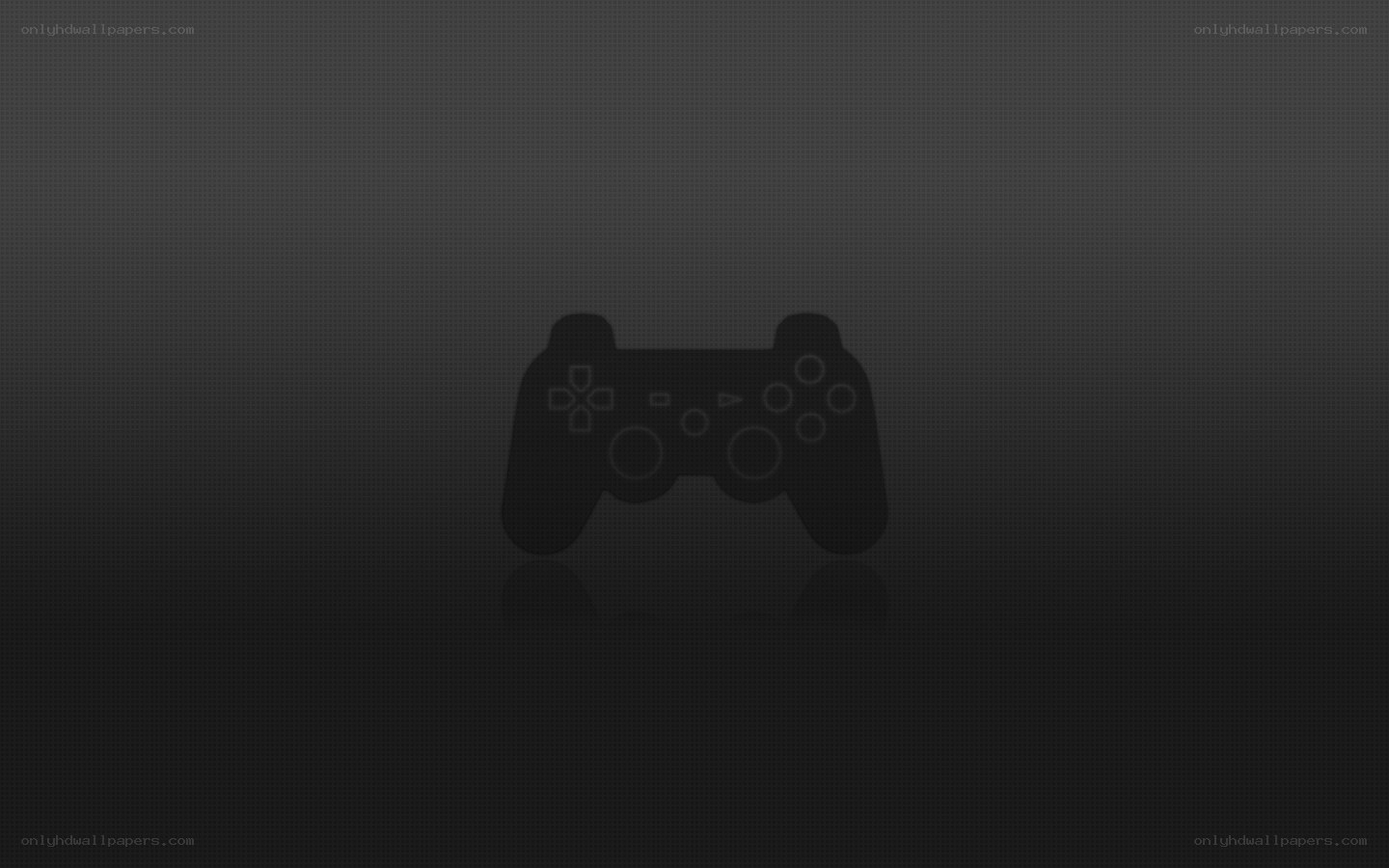 dark game controller silhouette