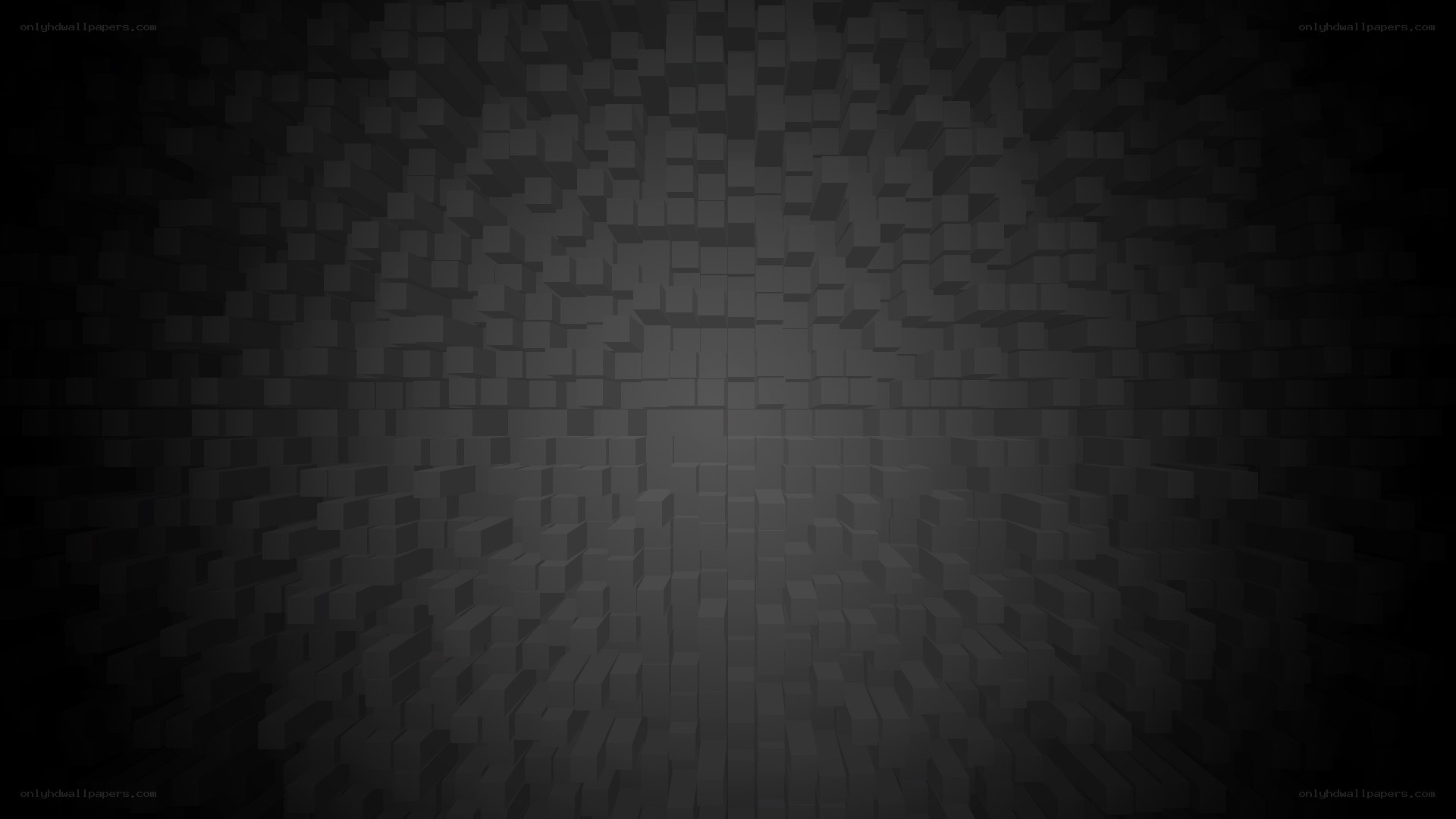 dark geometric cube pattern