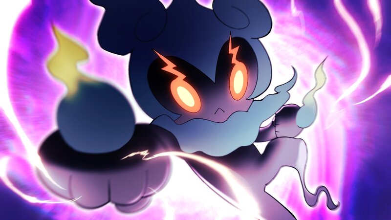 Dark Ghost-like Creature — Purple