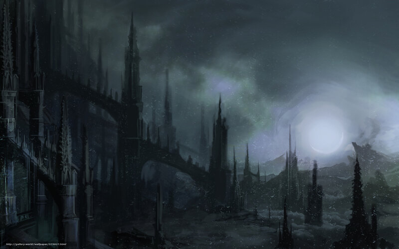 Dark Gothic Cityscape