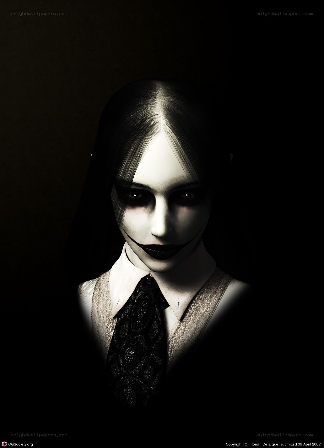dark gothic portrait
