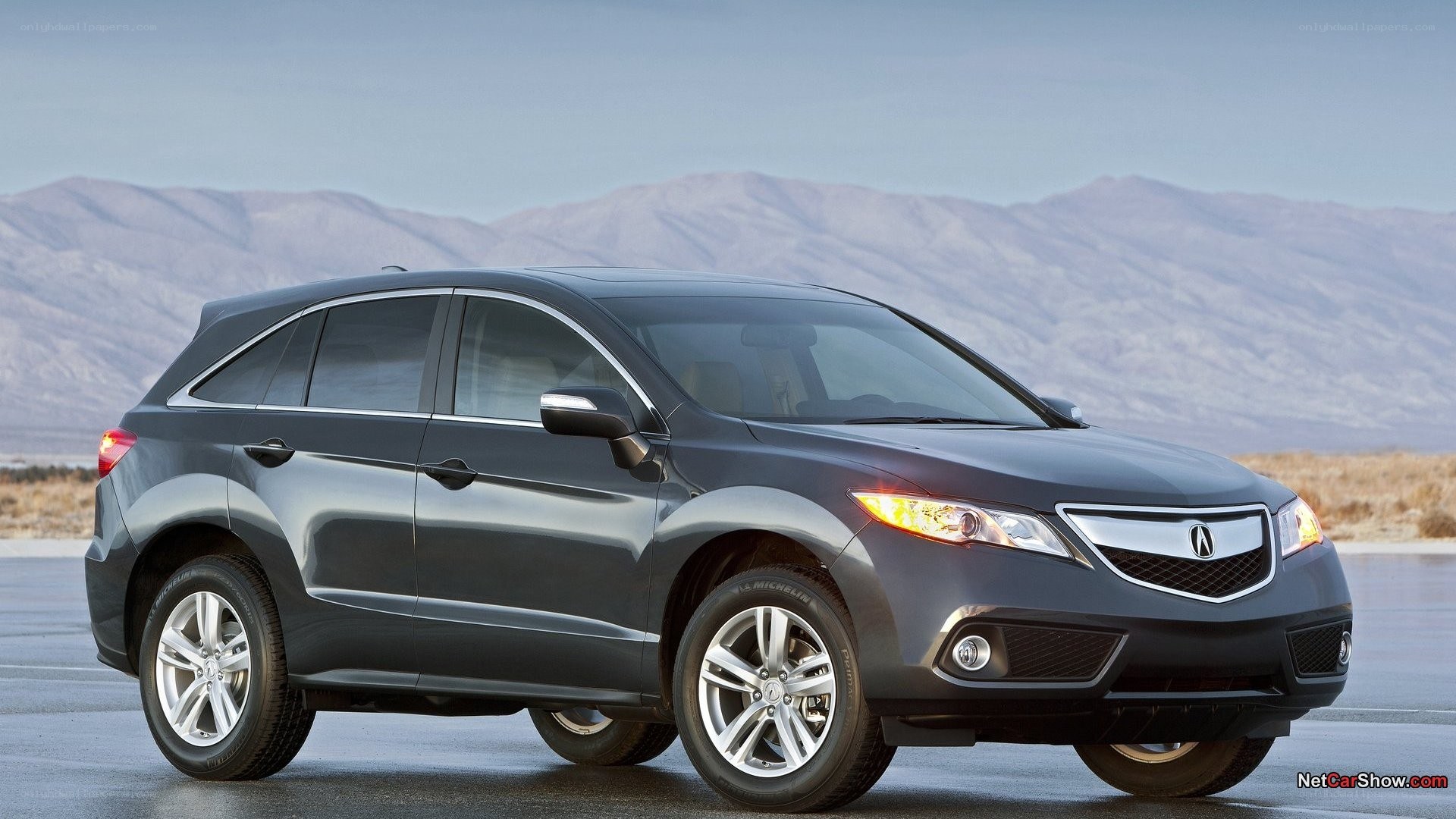 dark gray acura rdx suv