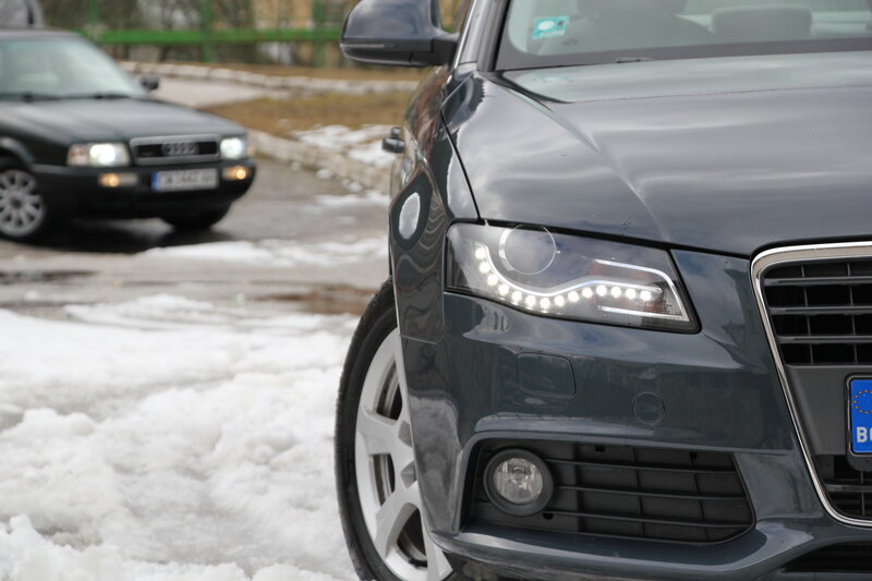 Dark Gray Audi Car