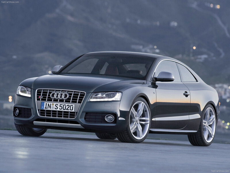 Dark Gray Audi S5 Coupe