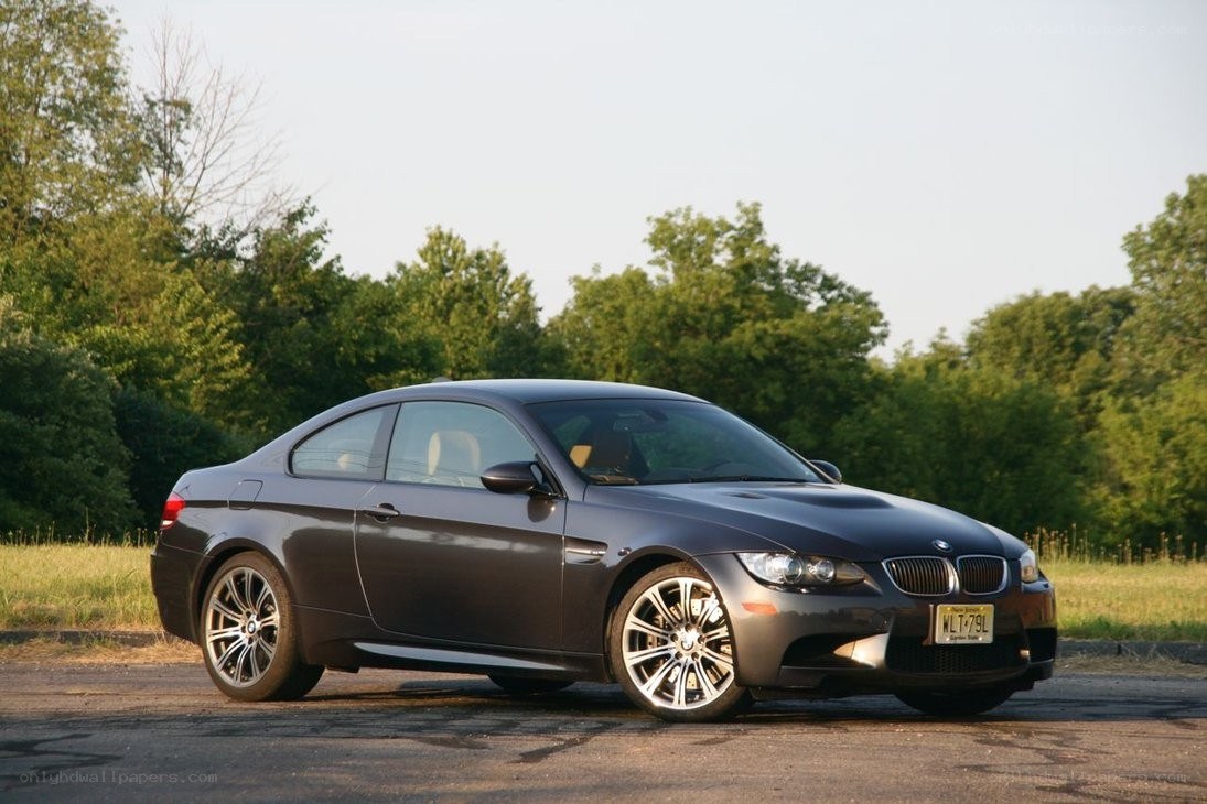 Dark gray BMW M3 coupe