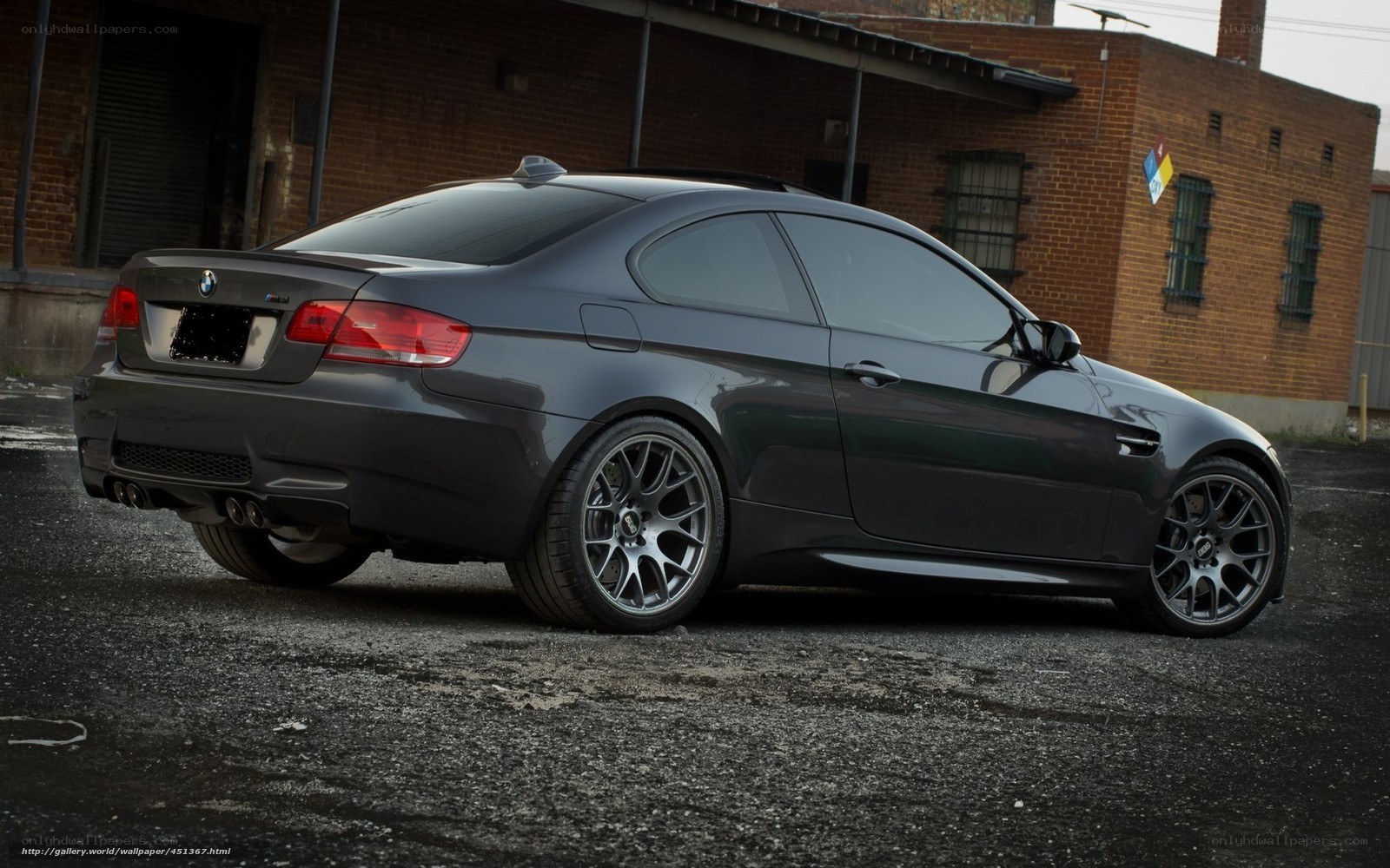 dark gray bmw m3 coupe