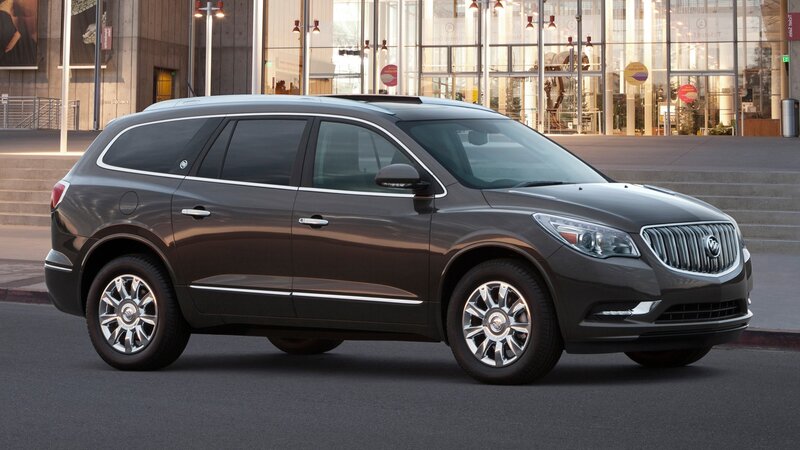 dark gray buick enclave suv