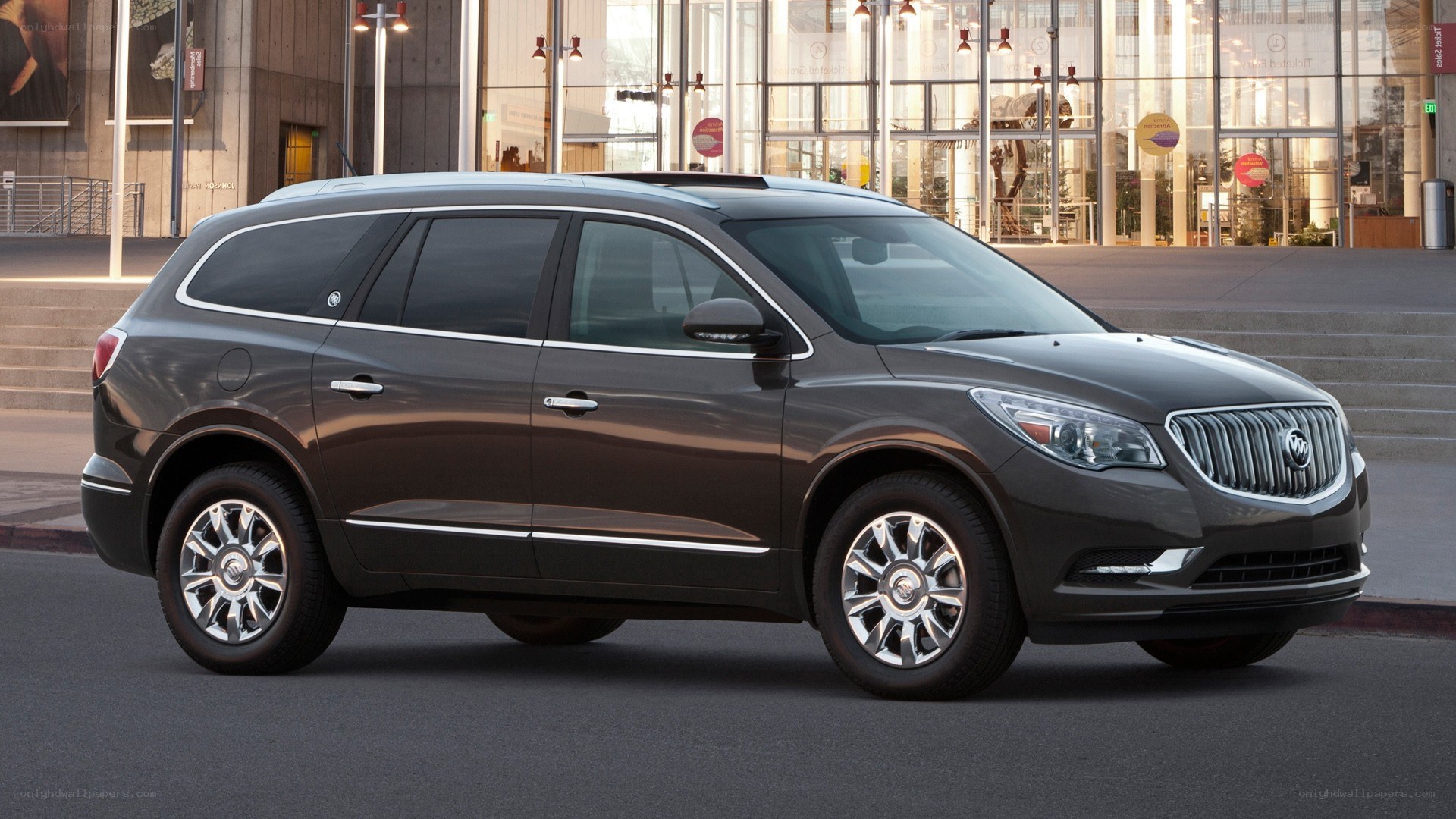 dark gray buick enclave suv