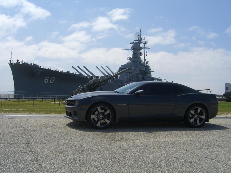 Dark Gray Camaro Car