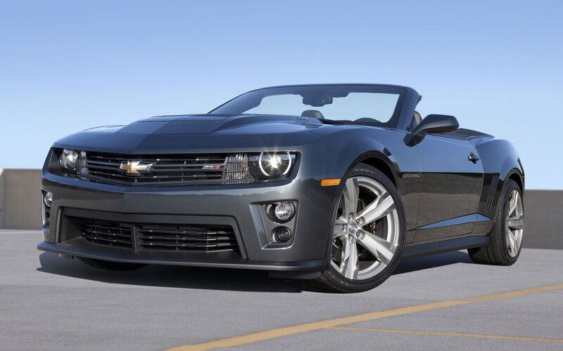 Dark Gray Camaro Convertible — Calm