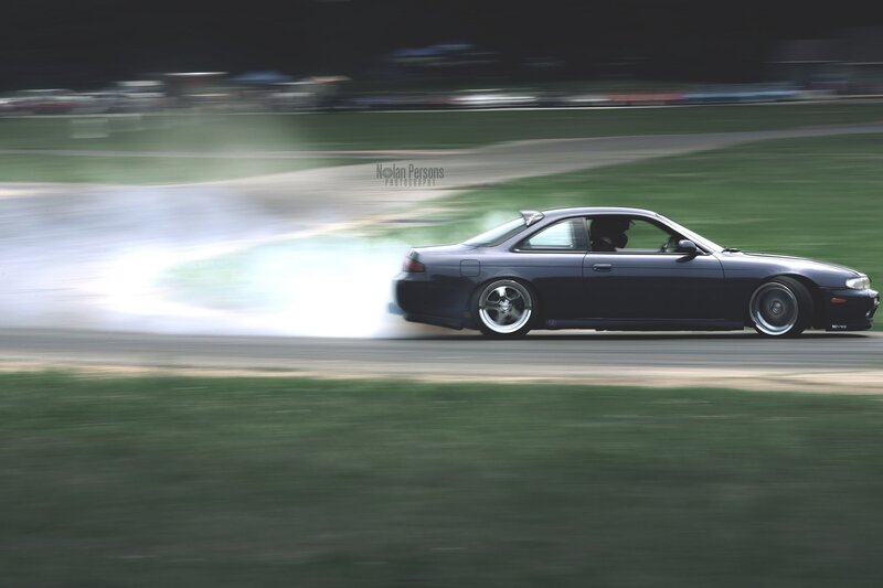 Dark Gray Car Drifting — Dynamic