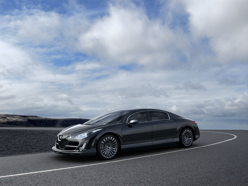 Dark Gray Concept Car — Serene