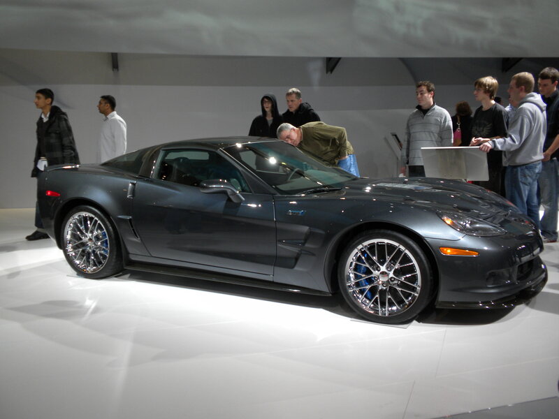 Dark Gray Corvette Car — Neutral