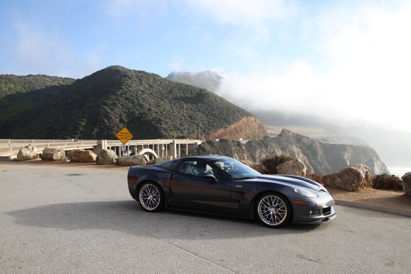 Dark Gray Corvette