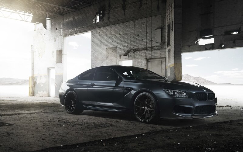 Dark Gray Coupe Car — Dramatic