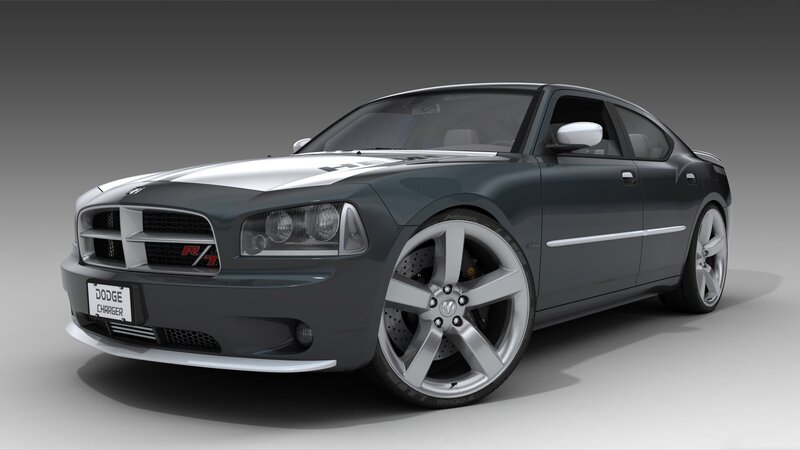 Dark gray Dodge Charger R/T