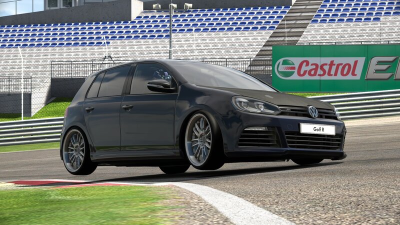 Dark Gray Golf R Car