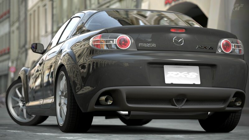 Dark Gray Mazda Rx-8