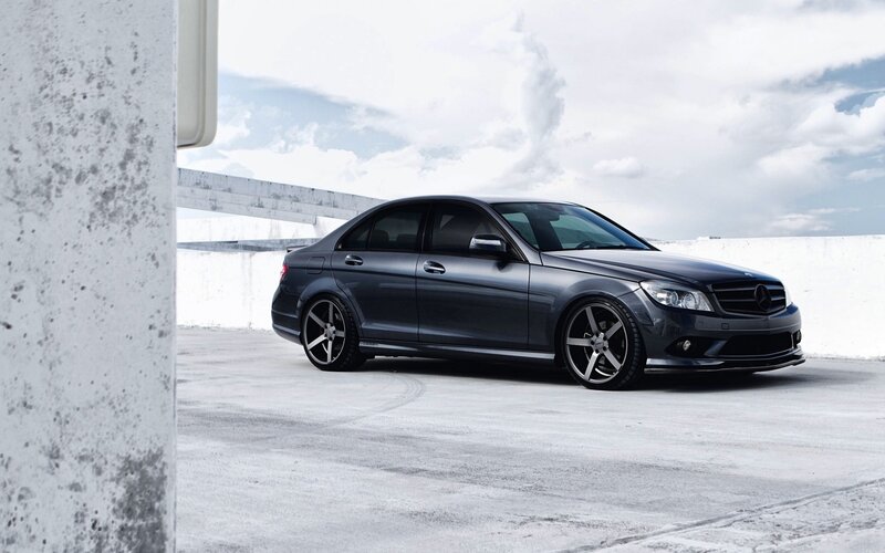 Dark gray Mercedes-Benz C-Class