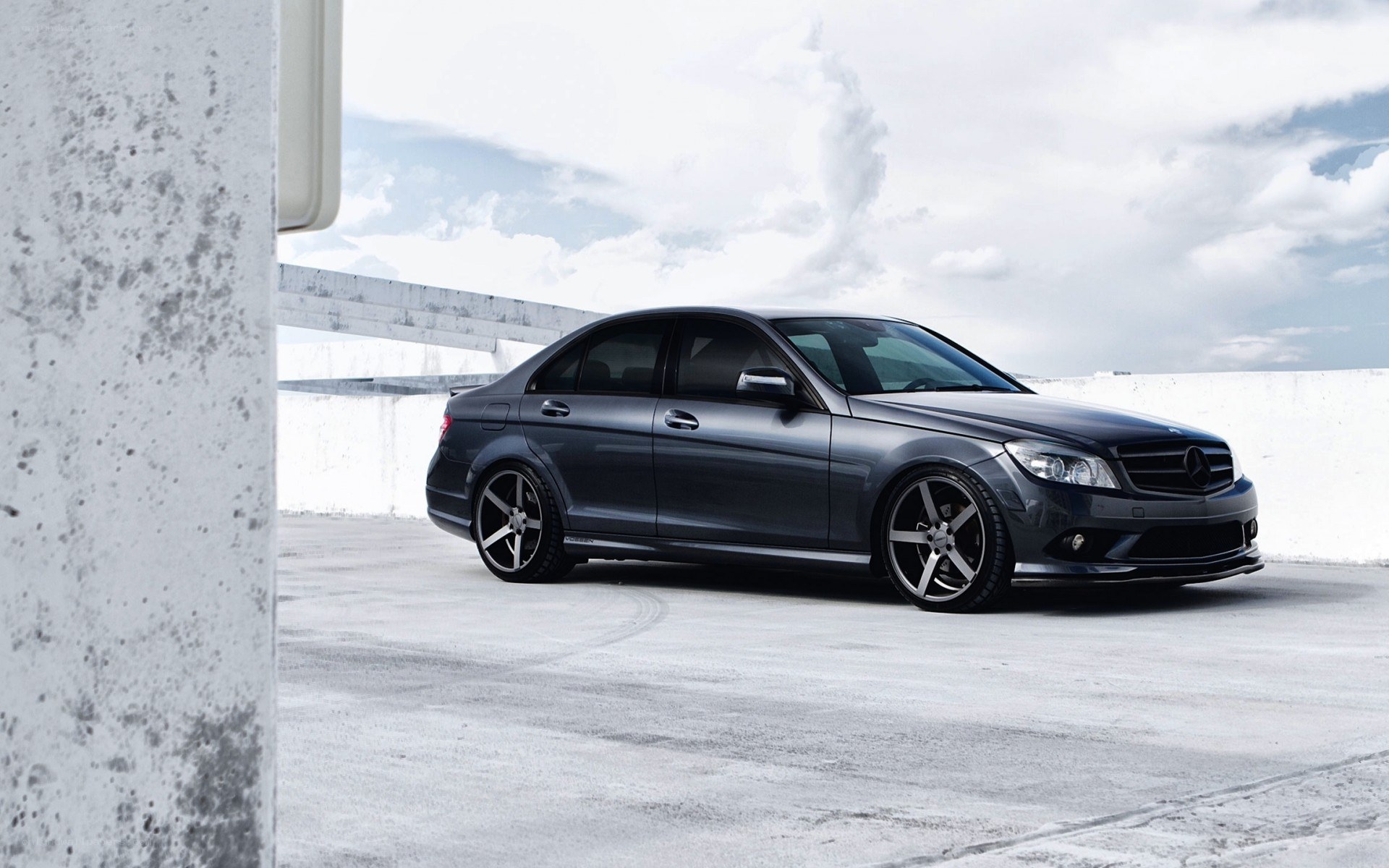 Dark gray Mercedes-Benz C-Class