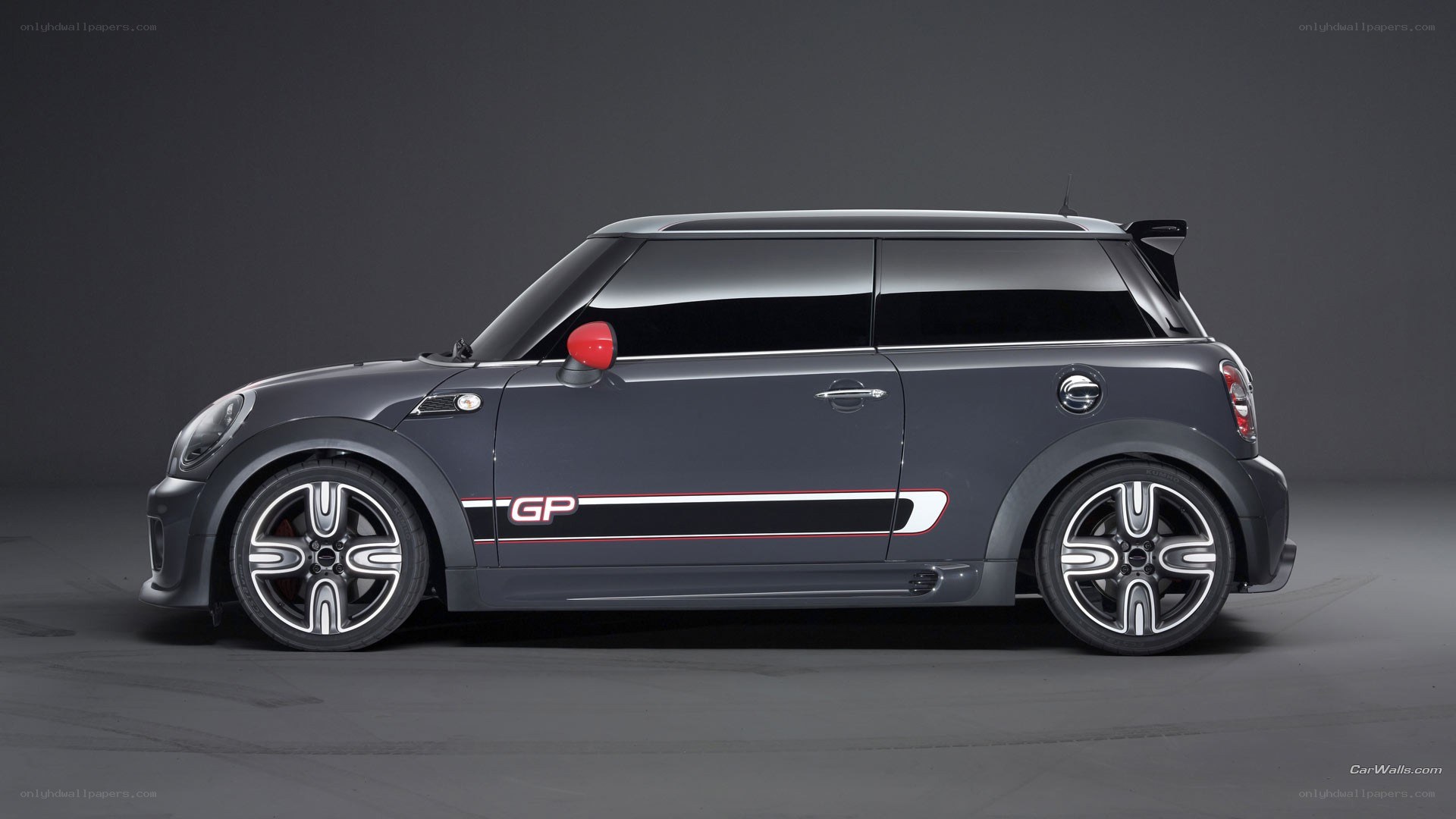 dark gray mini cooper gp