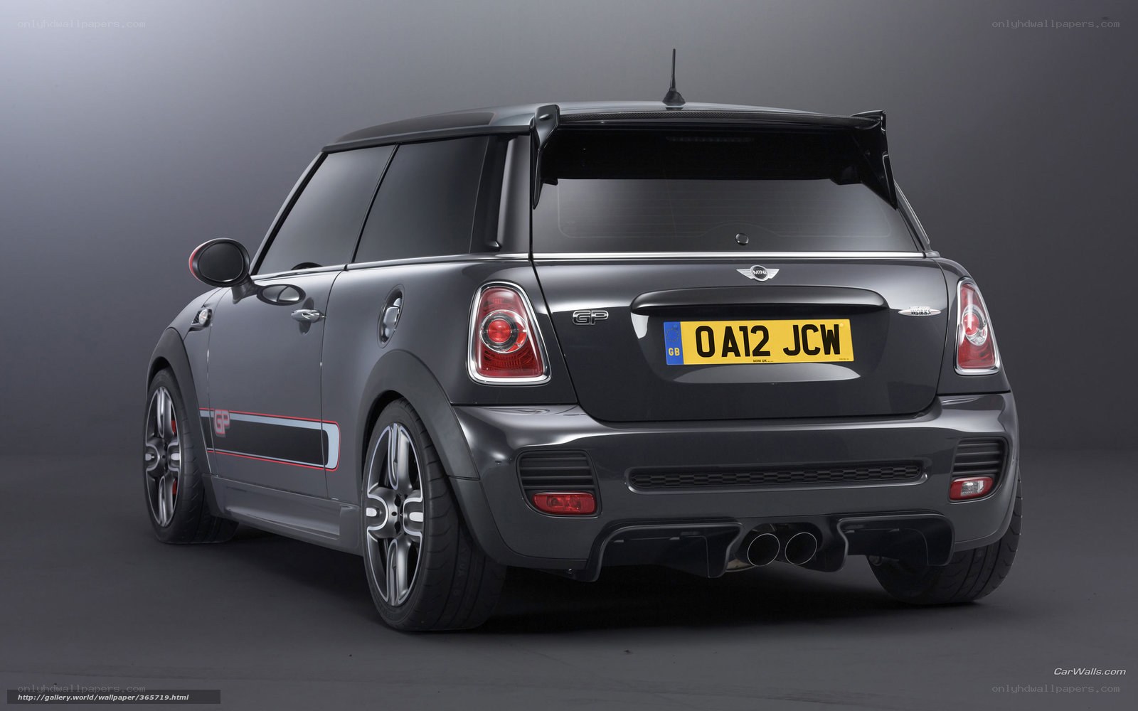 dark gray mini cooper gp