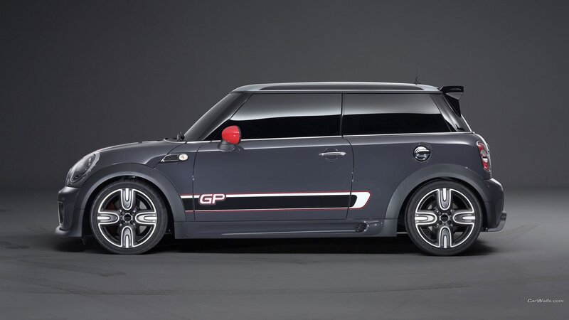 Dark Gray Mini Cooper