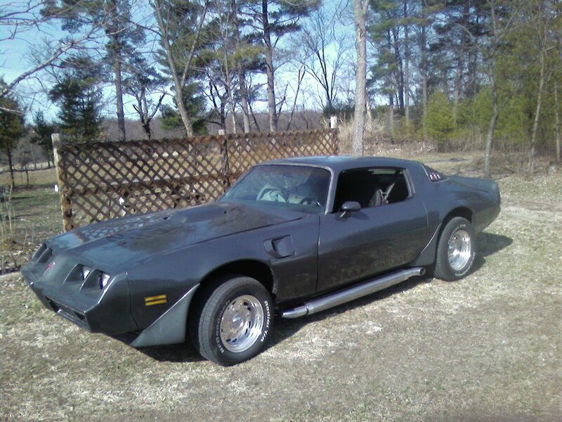 Dark Gray Muscle Car