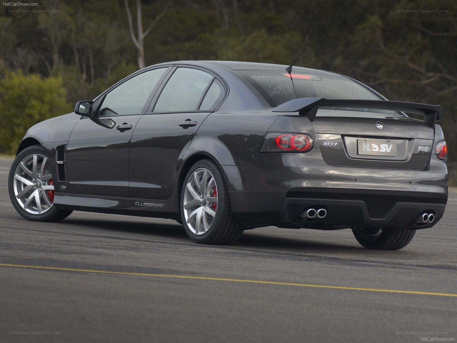 dark gray performance sedan