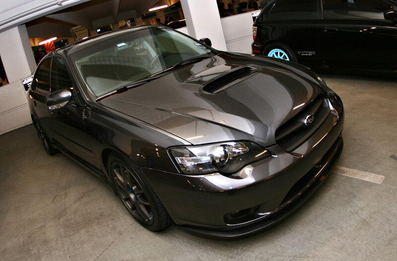 dark gray performance sedan