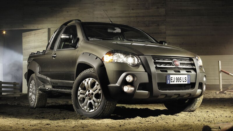 Dark Gray Pickup Truck — Dramatic