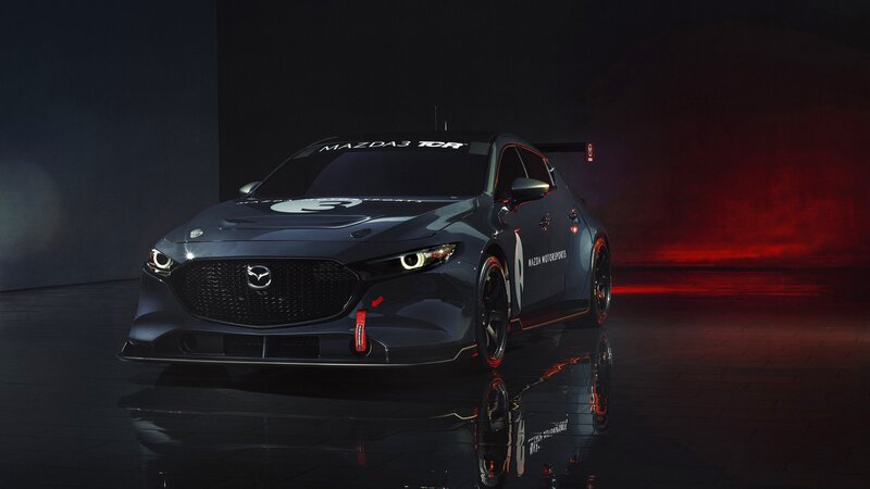 Dark Gray Race Car — Black