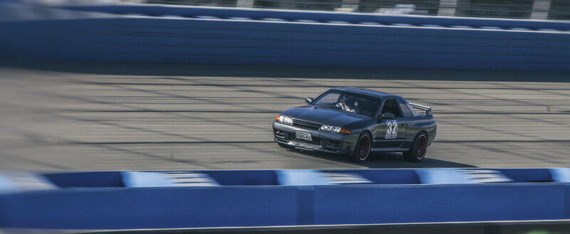Dark Gray Race Car