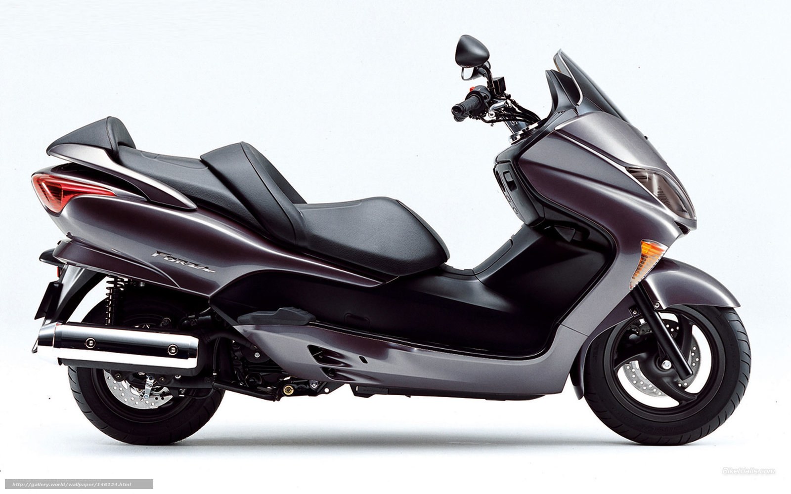 Dark gray scooter side profile