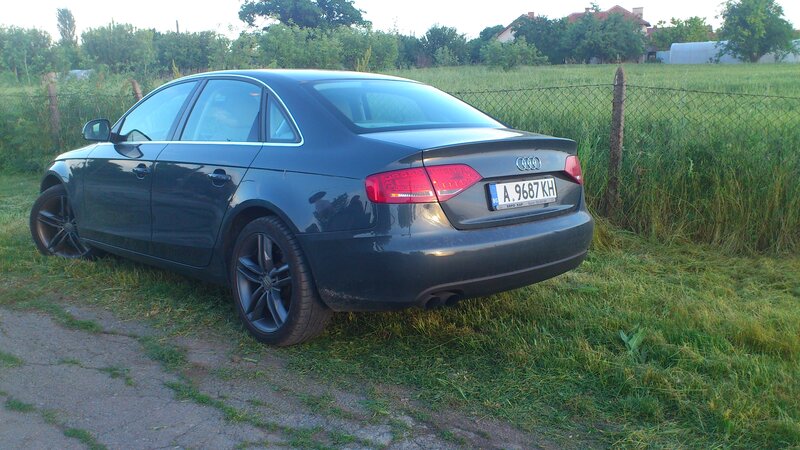 Dark Gray Sedan Car — Calm, Afternoon