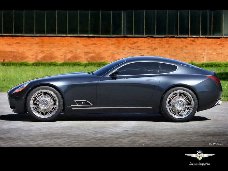 dark gray sports car