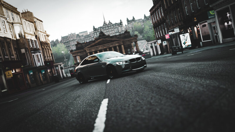 Dark Gray Sports Car — Dramatic, Afternoon, 3d Render